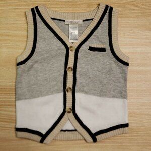 Miniclasix Infant Boys Sweater Vest 9 Months